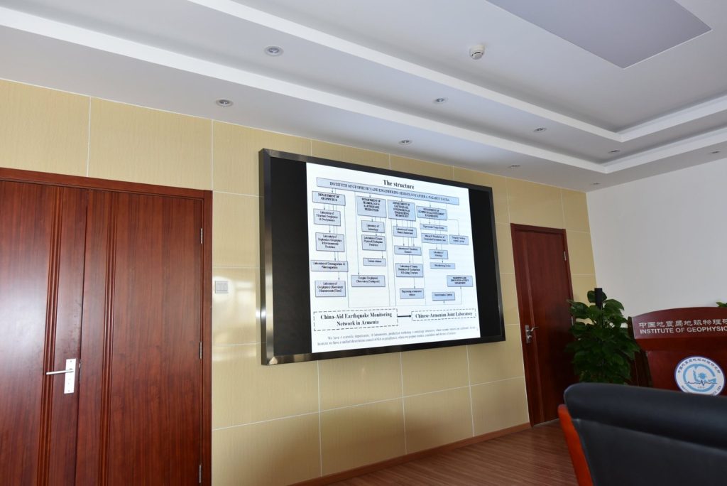 The slide that set the plan: a monitoring network in Armenia and a joint laboratory