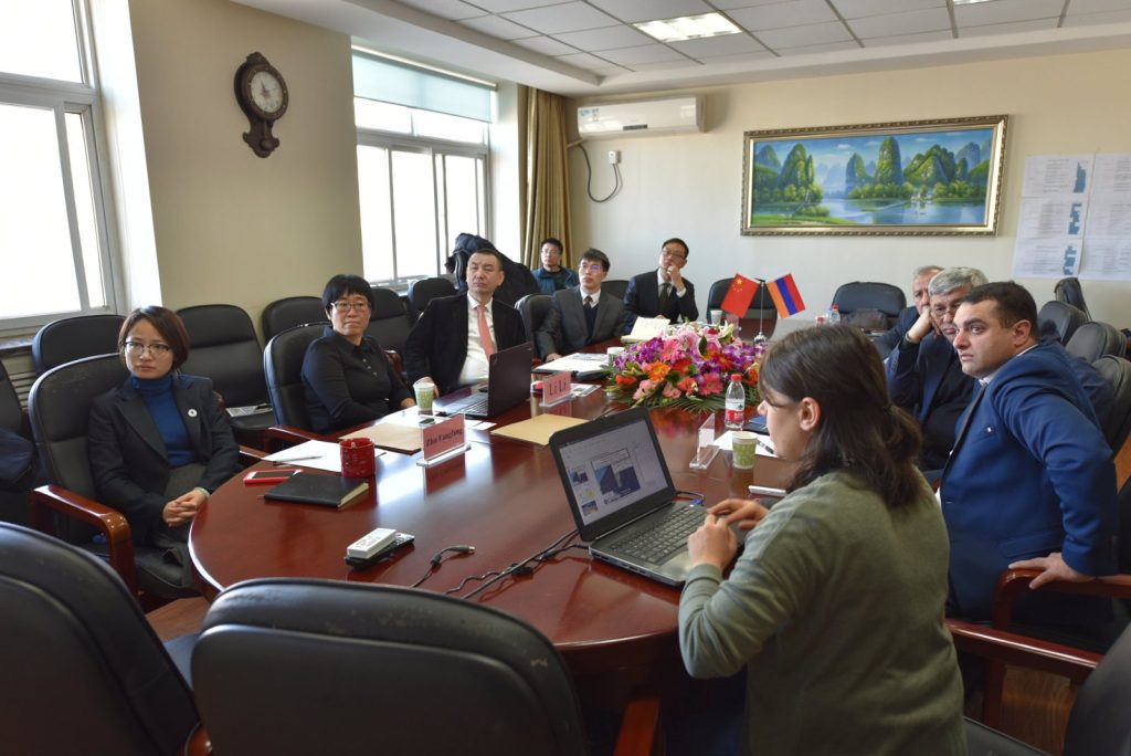 Discussion with Chinese colleagues